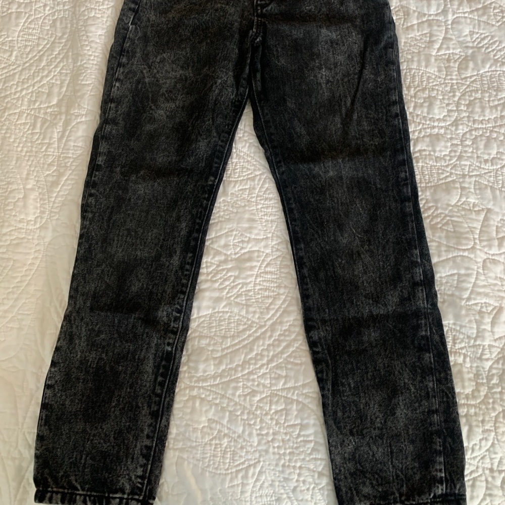 Old navy mild acid wash black jeans